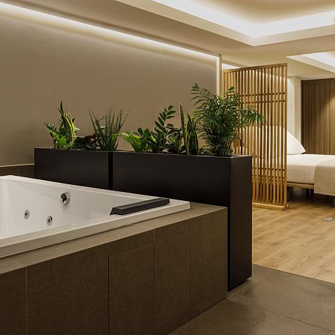 Signature room con bañera de hidromasaje